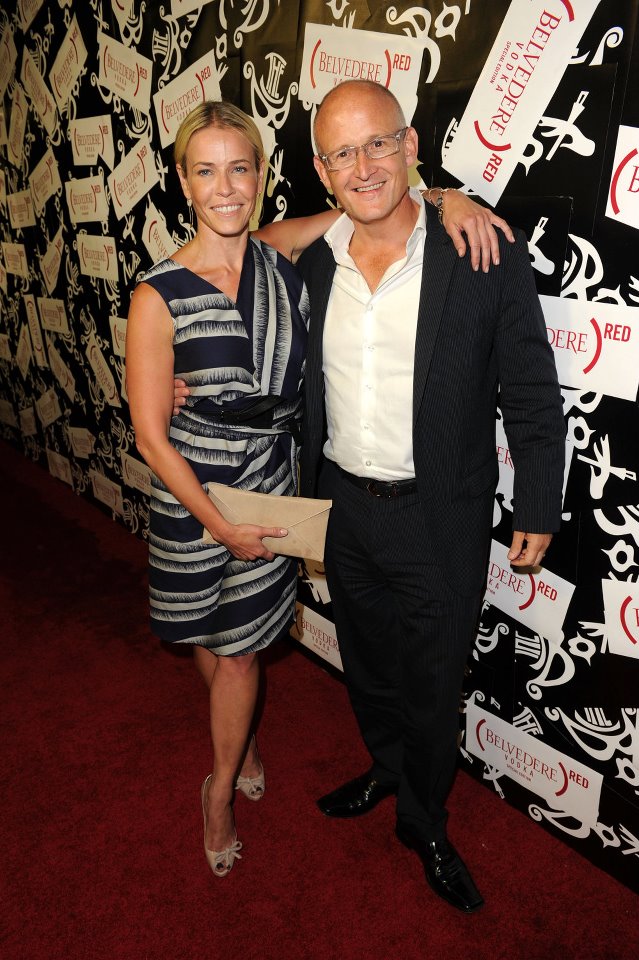 Comedian Chelsea Handler and Belvedere President Charles Gibb Comedian Chelsea Handler and Belvedere President Charles Gibb