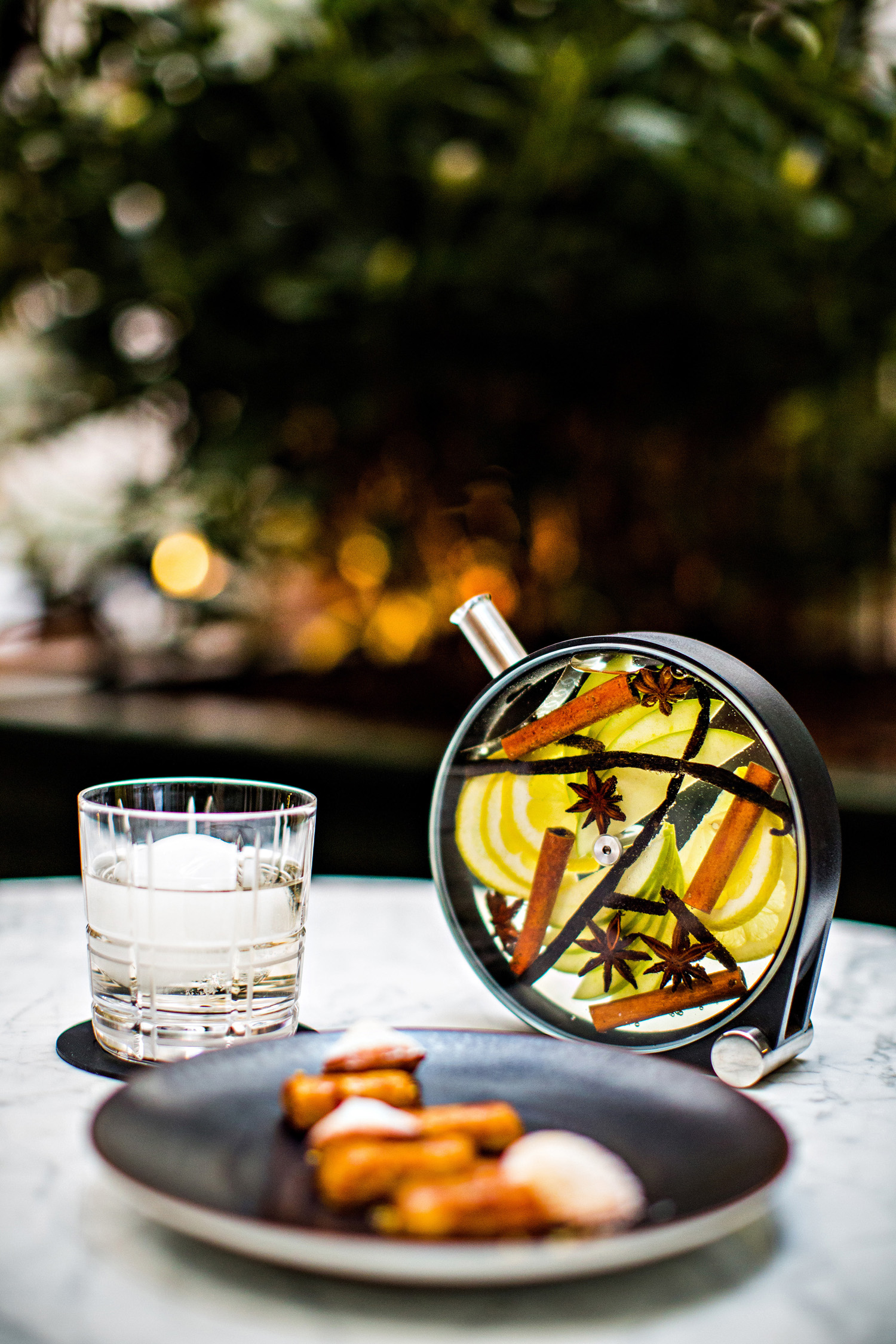 Cocktail Sangria blanche et Tapas