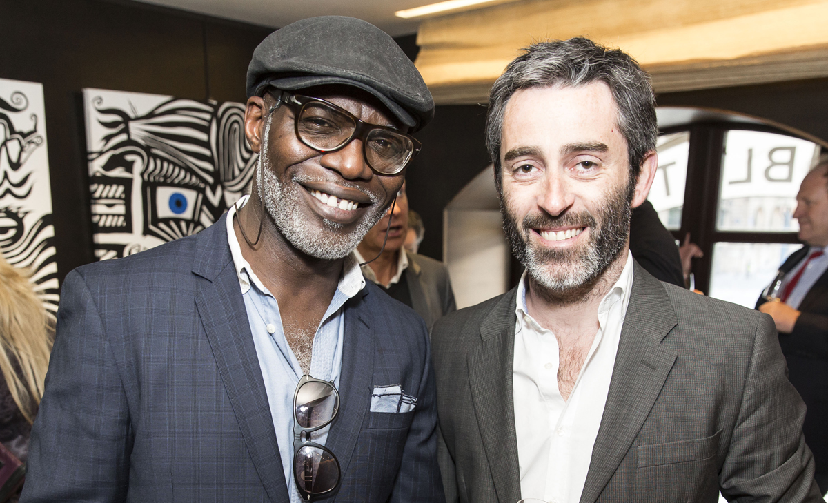 Eriq Ebouaney - French Actor - CM ARTIST - Exhibition at Hublot - Vicenage